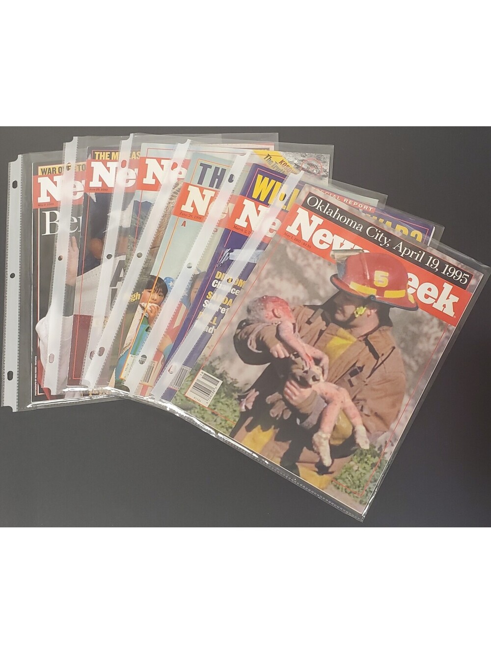 6 Vintage Newsweek Magazines Collection 1995-2005 VG